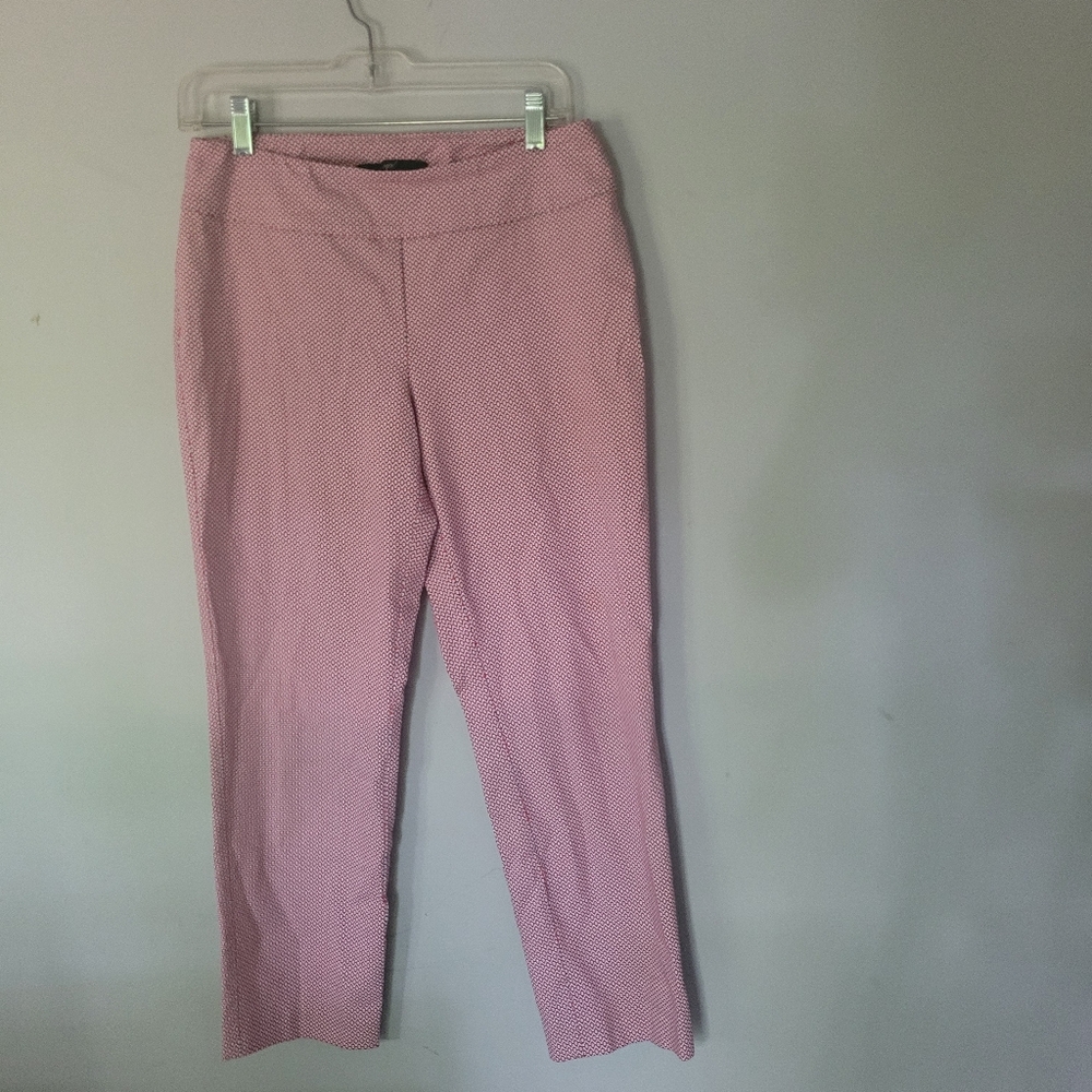 Up Red And White Women's stretch Pants Size Large